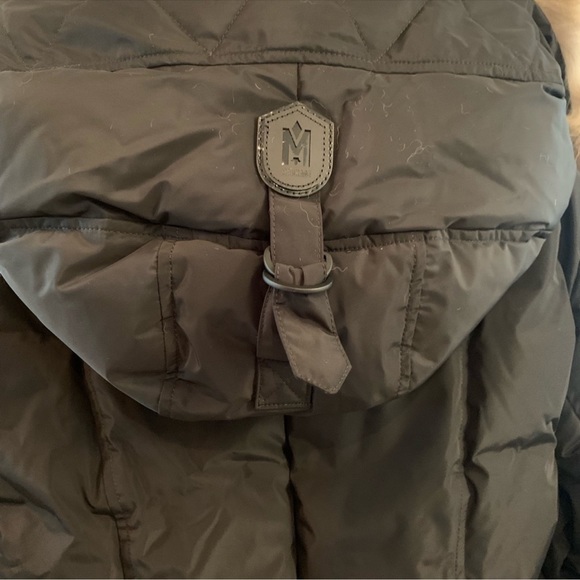 Mackage Jada Maxi Down Coat with Hood, Size Large - Picture 2 of 6